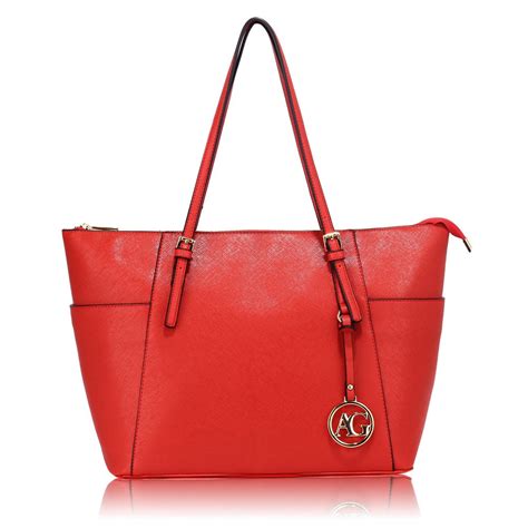 celine gingham red tote|WOMEN'S LUXURY RED BAGS AND HANDBAGS .